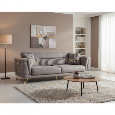 Sofa Bank Bekleding 3-zits Textiel Bankstellen Woonkamer Luxe Bankstel 3-zits