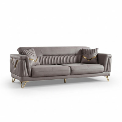 Sofa Bank Bekleding 3-zits Textiel Bankstellen Woonkamer Luxe Bankstel 3-zits