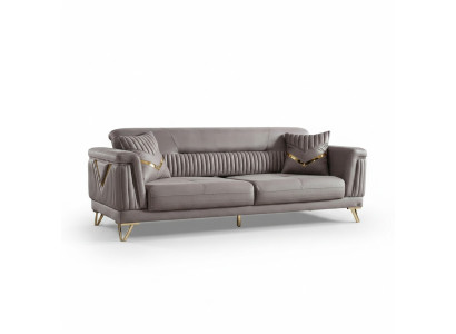 Sofa Bank Bekleding 3-zits Textiel Bankstellen Woonkamer Luxe Bankstel 3-zits