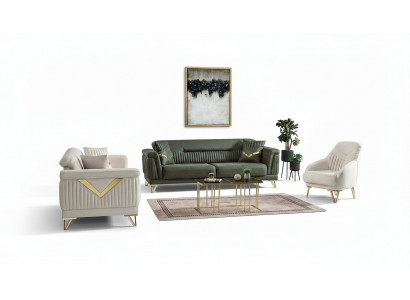Ontwerp Modern Woonkamer Set Bankstel 3+3+1 Woonkamer Meubelset