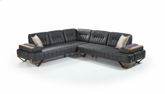 Hoekbank L-vorm Stof Hoekbank Bank Bekleding Premium Bank L-vorm Modern Nieuw