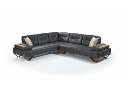 Hoekbank L-vorm Stof Hoekbank Bank Bekleding Premium Bank L-vorm Modern Nieuw
