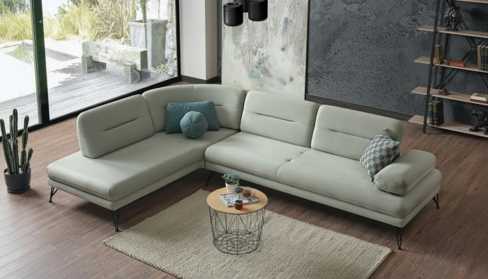 Hoekbank woonlandschap Kleur Grijs L-vorm Bank Nieuw Woonkamer Hoekbank Luxe Nieuw