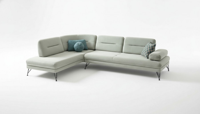 Hoekbank woonlandschap Kleur Grijs L-vorm Bank Nieuw Woonkamer Hoekbank Luxe Nieuw