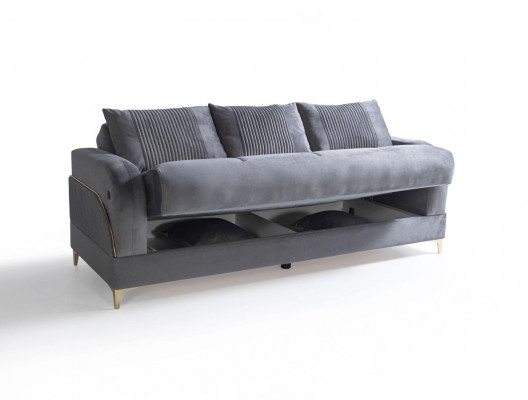 Sofaset 3+3+1+1 Zits Textiel Modern Compleet Fauteuil Bank 3-Zits Luxe