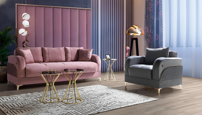 Sofaset 3+1 zits Modern Relax fauteuil Stijl 2-delig Luxe woonkamermeubels