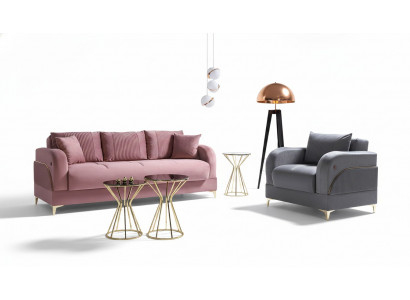 Sofaset 3+1 zits Modern Relax fauteuil Stijl 2-delig Luxe woonkamermeubels