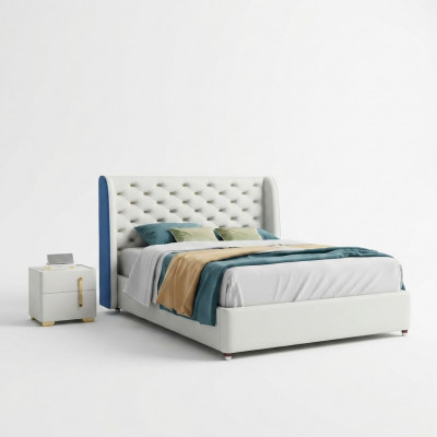 Slaapkamer meubel ontwerper bed bedframe tweepersoonsbedden elegantie hout