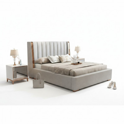 Bedden Ontwerp Dubbel Modern Hotel Frame Slaapkamer Luxe Meubels