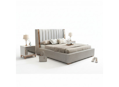 Bedden Ontwerp Dubbel Modern Hotel Frame Slaapkamer Luxe Meubels