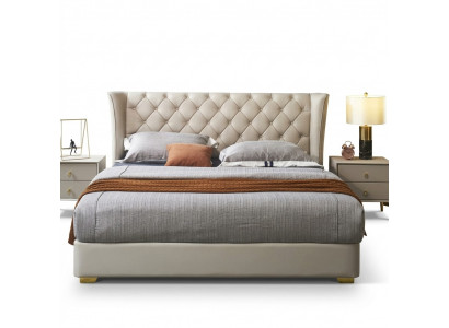 Chesterfield Design Bed Slaapkamer Kunstleer Bekleed 180x200 Nieuw