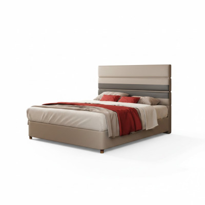 Modern design bed 180x200 faux leather beds double bedroom hotel