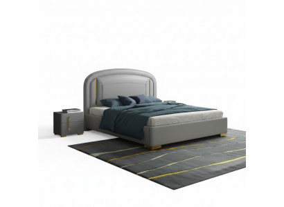 Tweepersoonsbed Bed Hout Design Luxe Meubels Gestoffeerd Bed Ontwerpbed Bedden