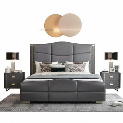 Tweepersoons designbed Moderne luxe slaapkamermeubels Bedframe