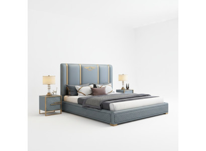 Tweepersoonsbed Bed Luxe Houten Bedframes Bedframe Meubels Ontwerp Modern