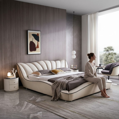 Modern Design Bed Dubbele Luxe Moderne Hotelbedden Slaapkamer