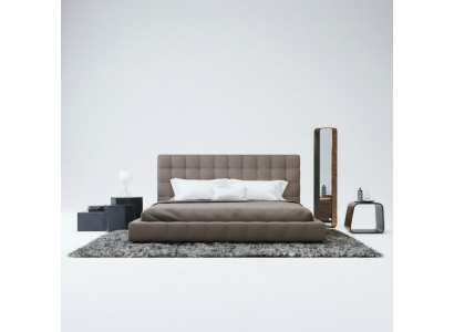 Modern frame Luxury Bedroom Bed Hotel Design Gray Double