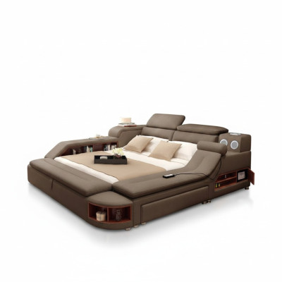 Luxe bed 180x200 multifunctionele slaapkamer ligplanken Nieuw