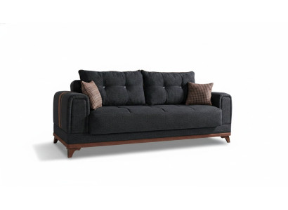 Luxe woonkamerbank 3-zits relaxbank Modern 230 cm Luxe Zwart