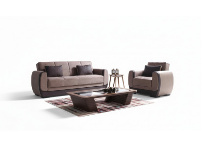 Bankstellen 3+1 zits Stof Hout Bankstel 3 zits Modern Fauteuil Nieuw Compleet Nieuw Set