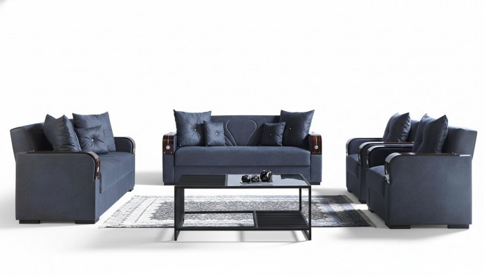 Luxe bankstel Compleet Bank Bank Modern Set Woonkamer Relax 3+2+1+1