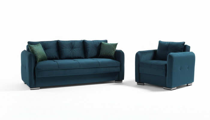 Bankstel 3+1 zits fauteuil set Moderne ontspanningsfauteuil meubel luxe