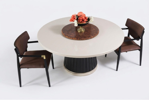 Eetkamerset Moderne eettafel + 4 stoelen Tafel Hout Gestoffeerde stoel 5-delig Nieuw.