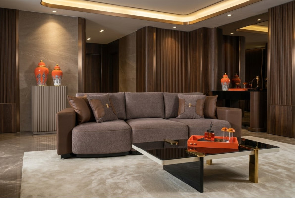 Bankstel 3-Zits Design Banken Gestoffeerde Bankstellen Relax Zitmeubels Modern Nieuw