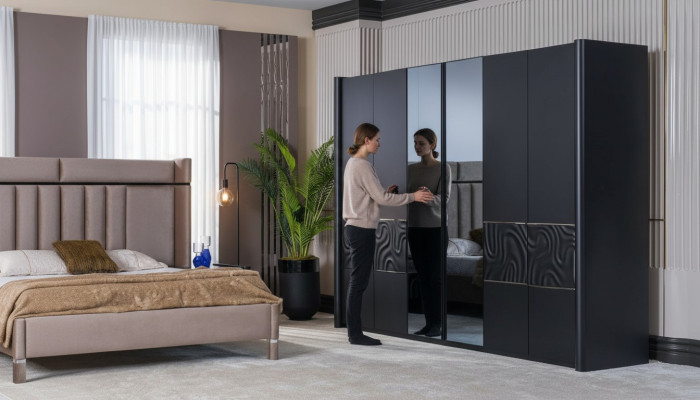 Kledingkast Kast Luxe slaapkamermeubels Kasten Hout