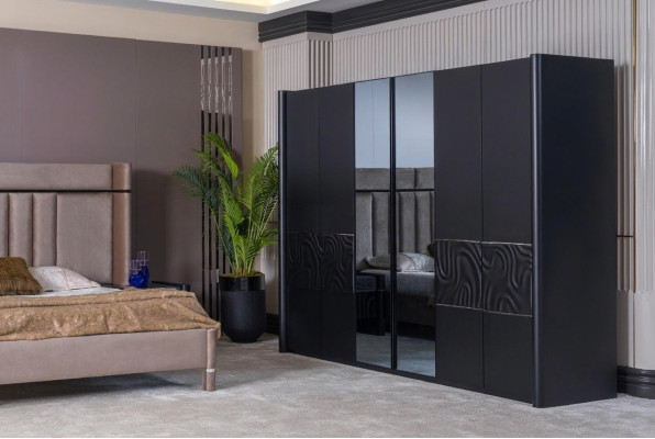 Kledingkast Kast Luxe slaapkamermeubels Kasten Hout