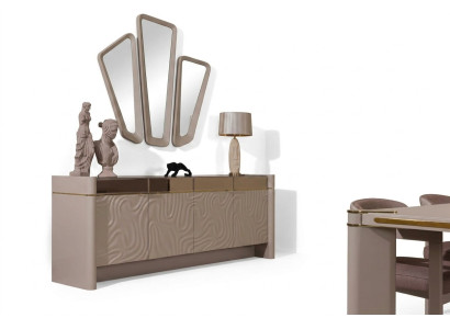 Sideboard Dressoir Luxe Set Commode Hout Moderne Commodes 225cm
