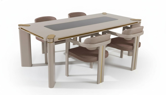 Eetkamerset 4x stoelen Eettafelset Eetkamerontwerp Houten stoelen Stel nieuw