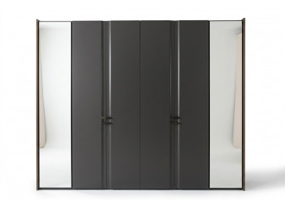 Moderne kledingkast Luxe kast Houten kasten Glas Taupe Slaapkamer