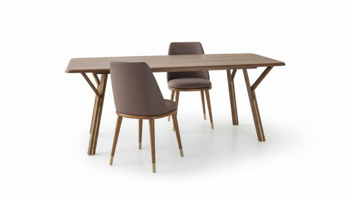 Garnituur Eetkamer Stoel Set 6x Stoelen + Eettafel Luxe Meubelgroep Eetkamerset