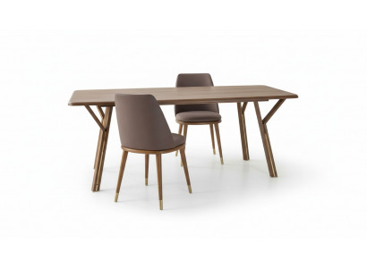 Garnituur Eetkamer Stoel Set 6x Stoelen + Eettafel Luxe Meubelgroep Eetkamerset