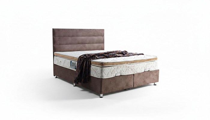 Bedontwerp Bedden Luxe Bedlade Bekleding Slaapkamermeubilair Stof 160x200