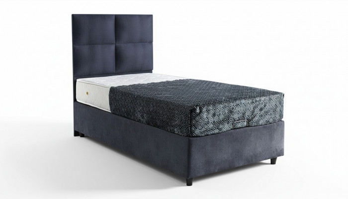 Beddesign bedden luxe stoffen gestoffeerd slaapkamermeubilair 90x190 modern