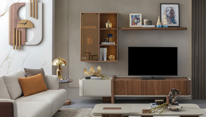 Woonwand Ontwerper Woonkamermeubels Wandkast Nieuw Wandplank