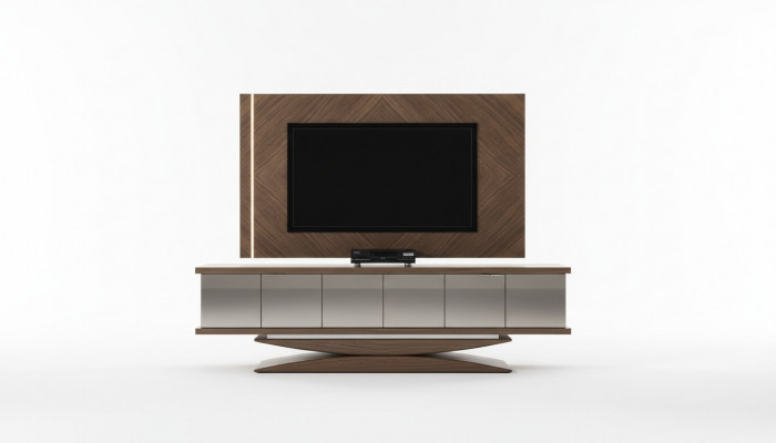 Woonkamer wand hout moderne stijl plank woonkamer meubels kast RTV met tv frame