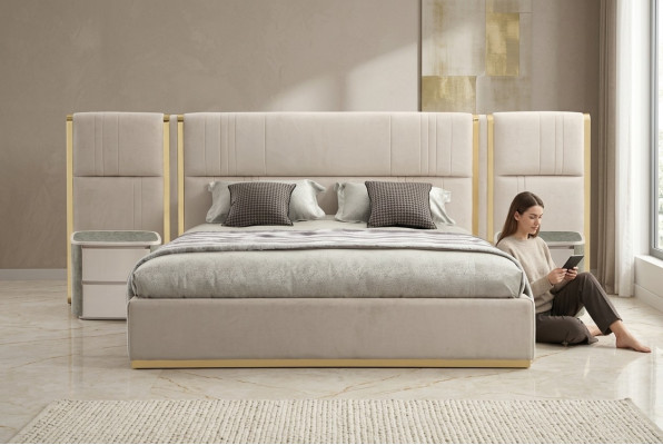 Luxe design bedden slaapkamer bed paleis hotel tweepersoonsbed nieuw
