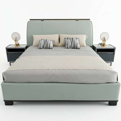 Luxe slaapkamerset Modern tweepersoonsbed met 2 nachtkastjes Design 3-delig Complete