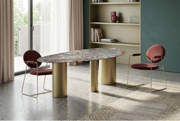 Eetkamerset Eettafel 4 stoelen Elegante set Modern Luxe Nieuw 5-delig.