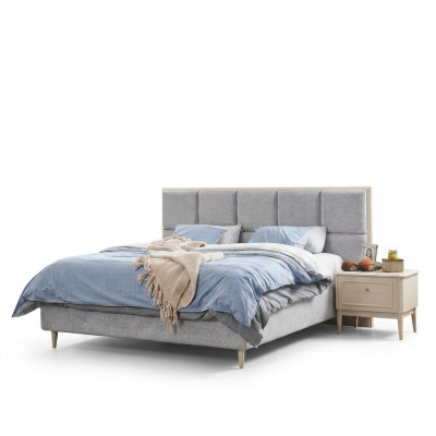 Ontwerp slaapkamer set bed + 2x nachtkastjes Luxe tweepersoonsbed