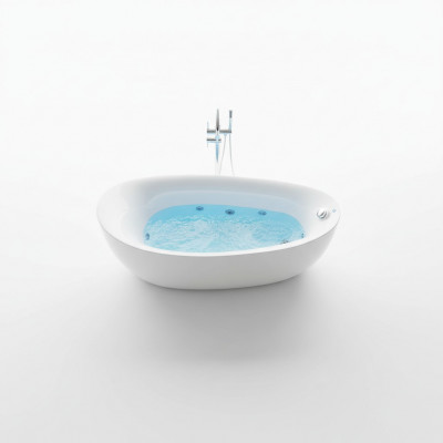 Binnen whirlpool badkuip badkuip thuishoekbad spa badkuip