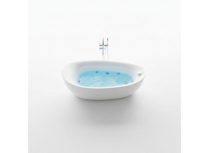 Binnen whirlpool badkuip badkuip thuishoekbad spa badkuip