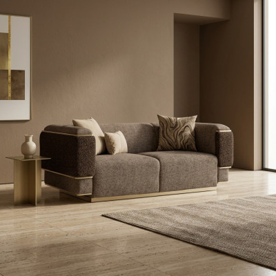 Woonkamer Bankstellen Tweezits Luxe Inrichting Bekleding Textiel Design Meubels