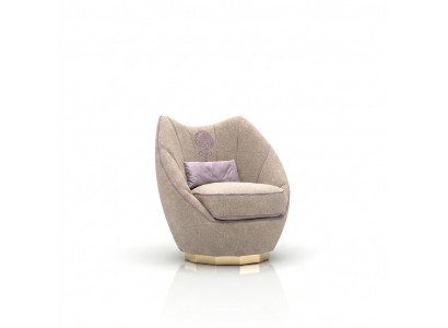 Luxe woonkamer inrichting fauteuil Nieuwe zitbank Modern gestoffeerd meubilair