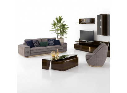 Sofa set woonkamer Compleet 5-delig bankstellen bank Modern fauteuil met salontafel