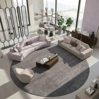 Bankstel Set 4-delig Zes-zits Drie-zits Bank Bankstel Woonkamer Fauteuil