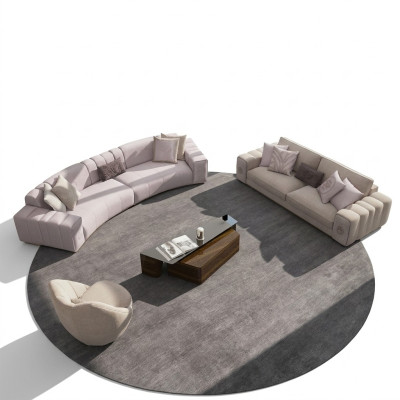 Bankstel Set 4-delig Zes-zits Drie-zits Bank Bankstel Woonkamer Fauteuil